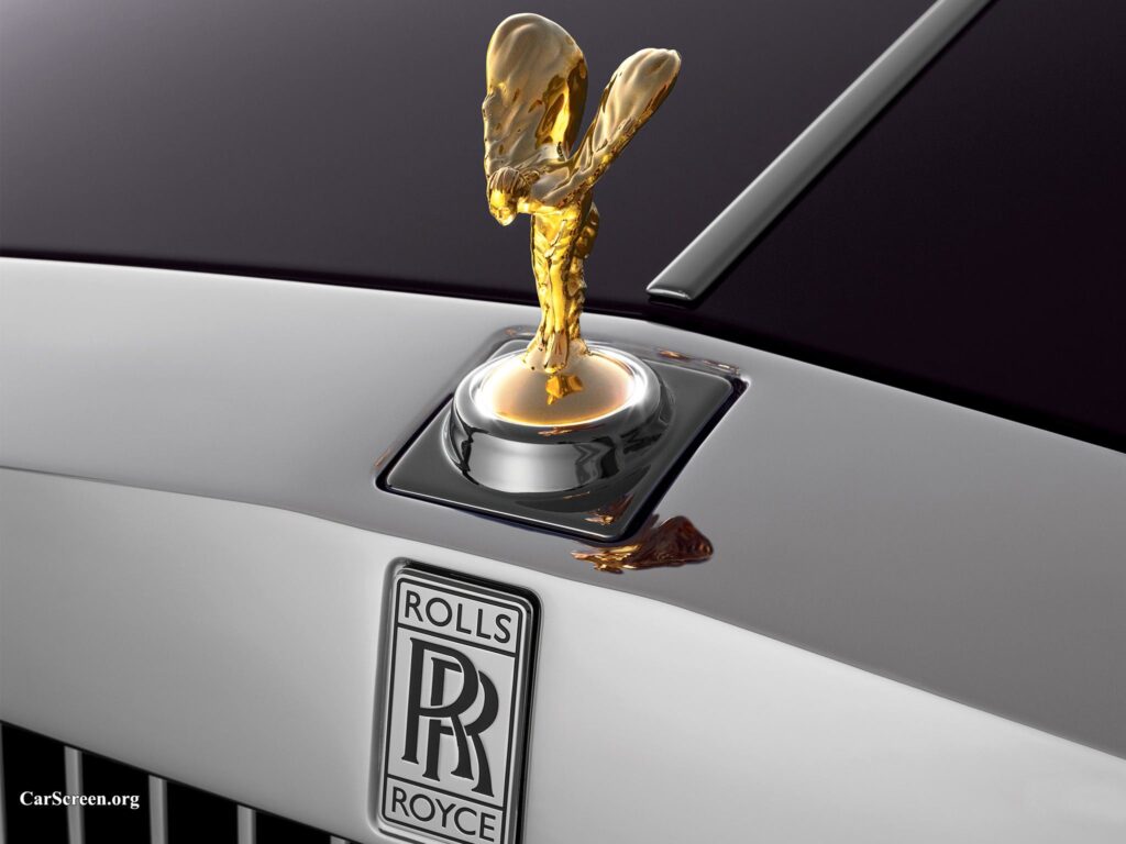 Rolls Royce monogram gold
