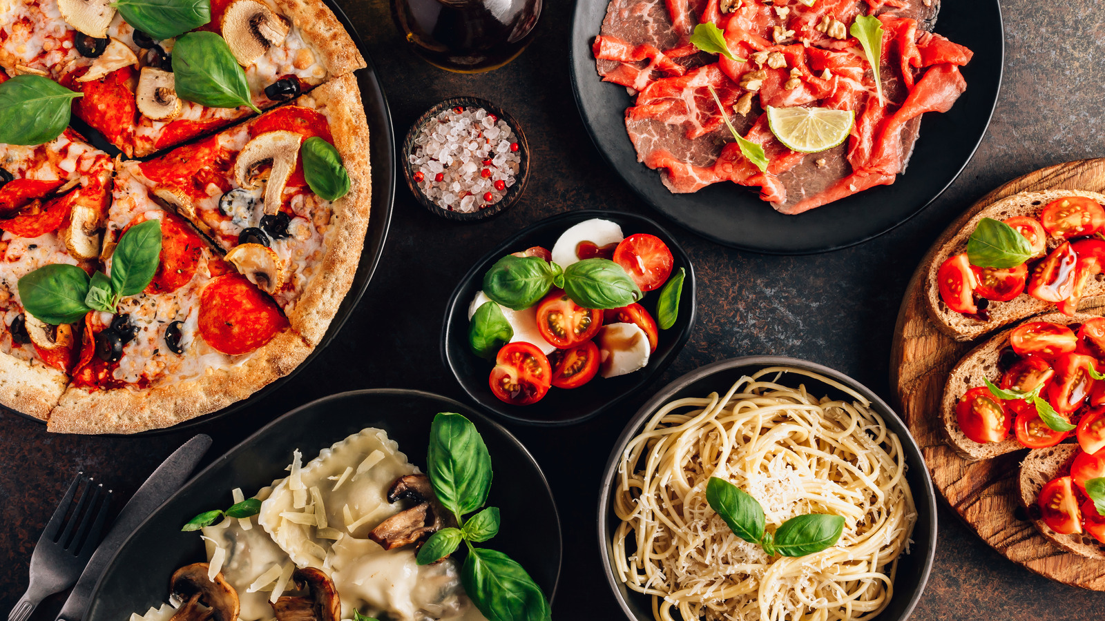 Range of Italian Foods