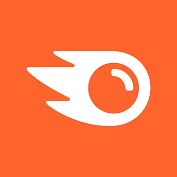 SEMRUSH logo, The first SEO tool we will talk about.